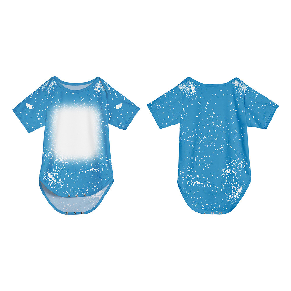 CHINESE WAREHOUSE Sub Bleach Baby Onesies 21 colors Stocked 95% polyester+5% cotton