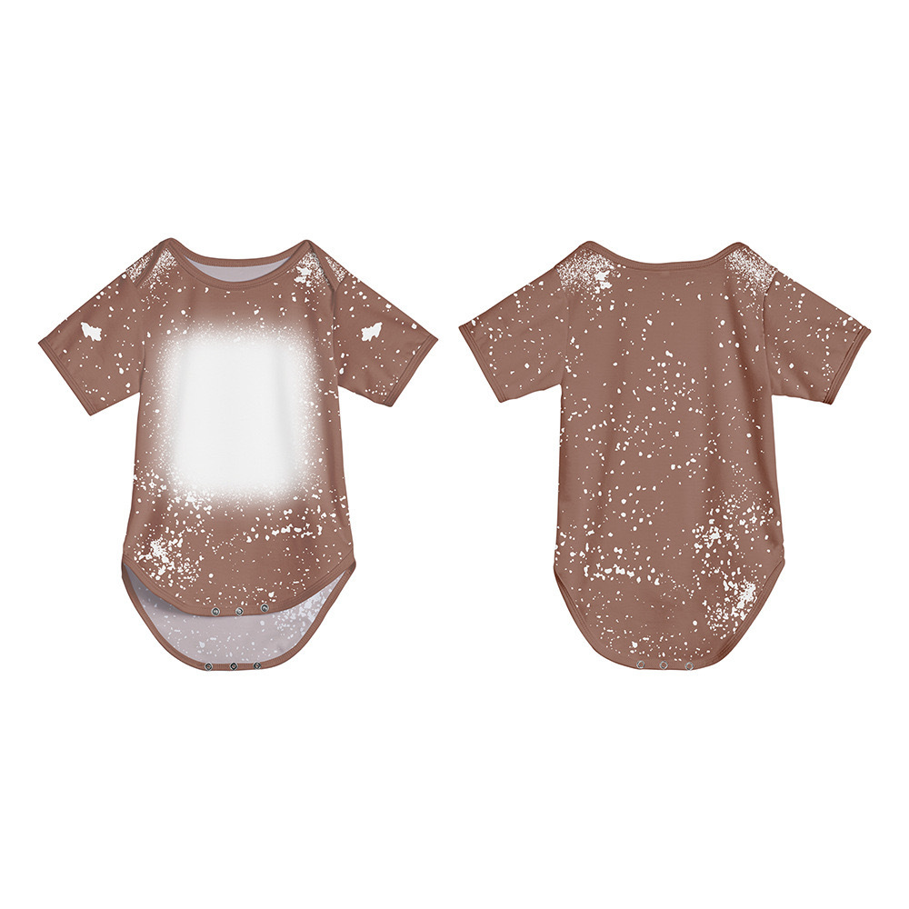 CHINESE WAREHOUSE Sub Bleach Baby Onesies 21 colors Stocked 95% polyester+5% cotton