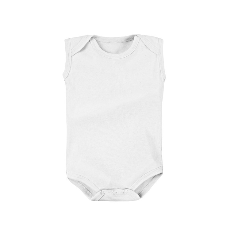 CHINESE WAREHOUSE Sleeveless Crawler Suit For Baby Cotton Fiber Onesies