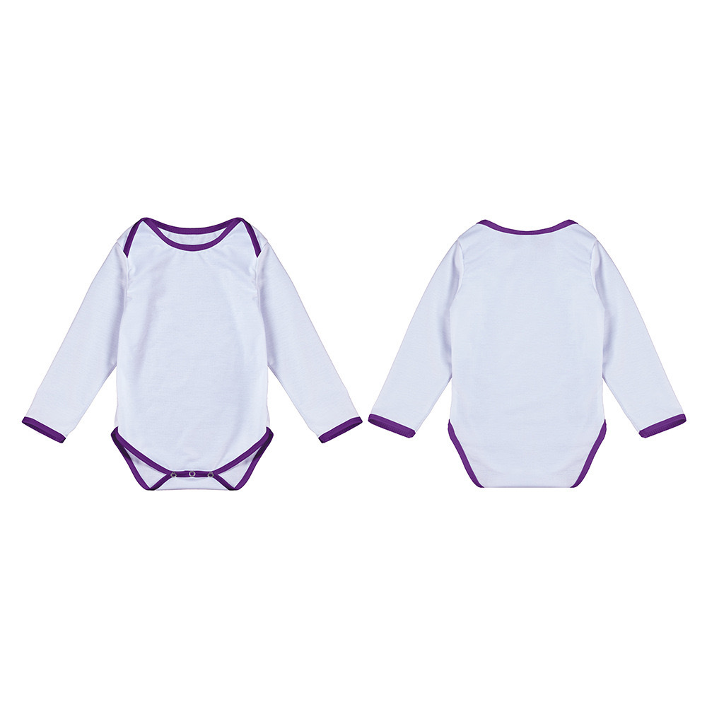CHINESE WAREHOUSE Sub Baby Onesies Long Sleeve 95% Polyester+5% Cotton