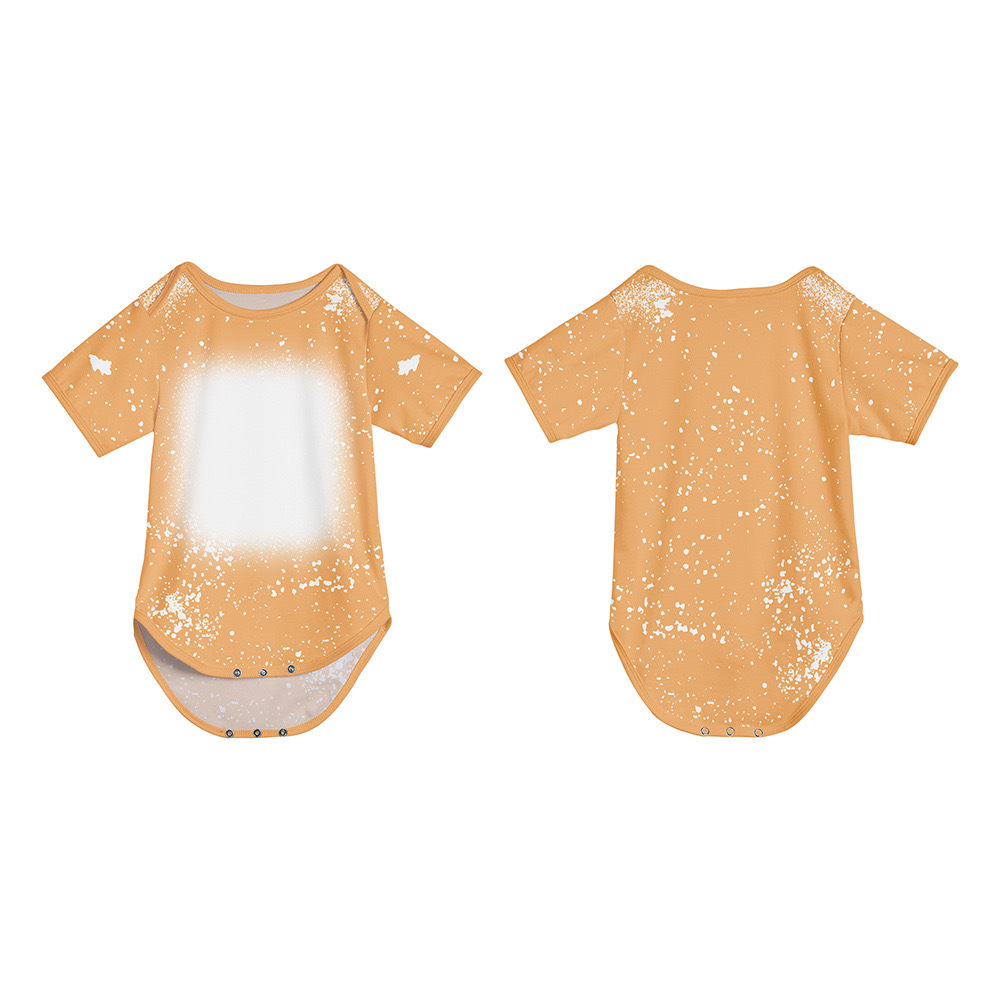 CHINESE WAREHOUSE Sub Bleach Baby Onesies 21 colors Stocked 95% polyester+5% cotton