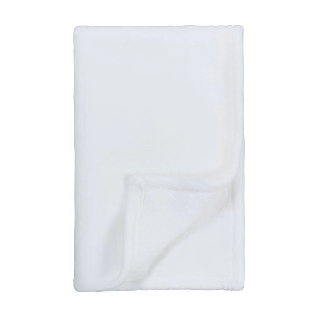 USA RTS Sublimation White Blank Blanket 30*40 inch