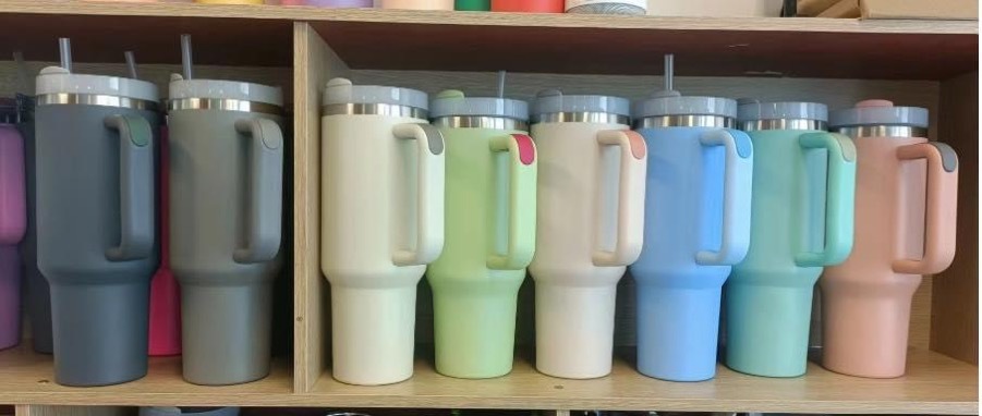 USA RTS 40oz H2.0 Powder Coated Tumbler