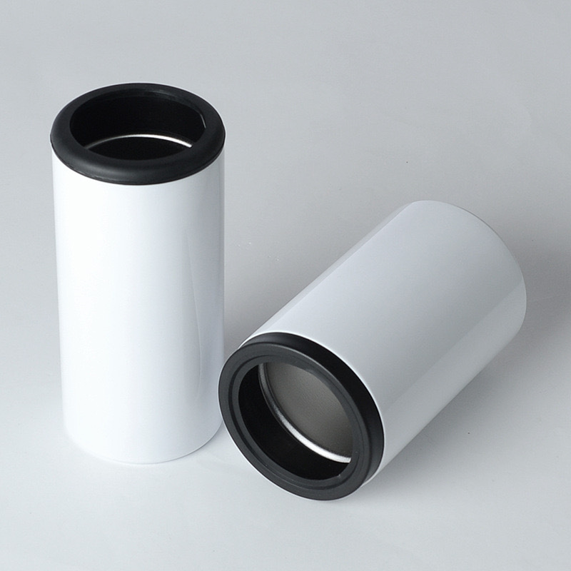 USA RTS 12oz High Quality Sublimation Can Cooler Come With Two lids