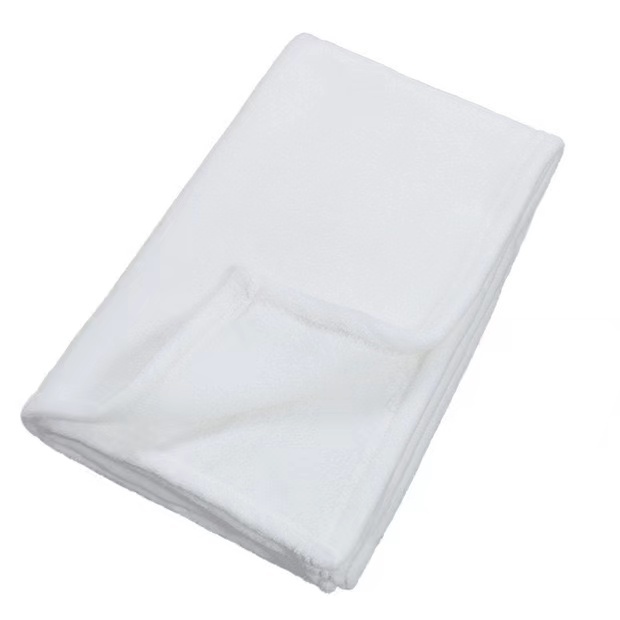 USA RTS Sublimation White Blank Blanket 30*40 inch