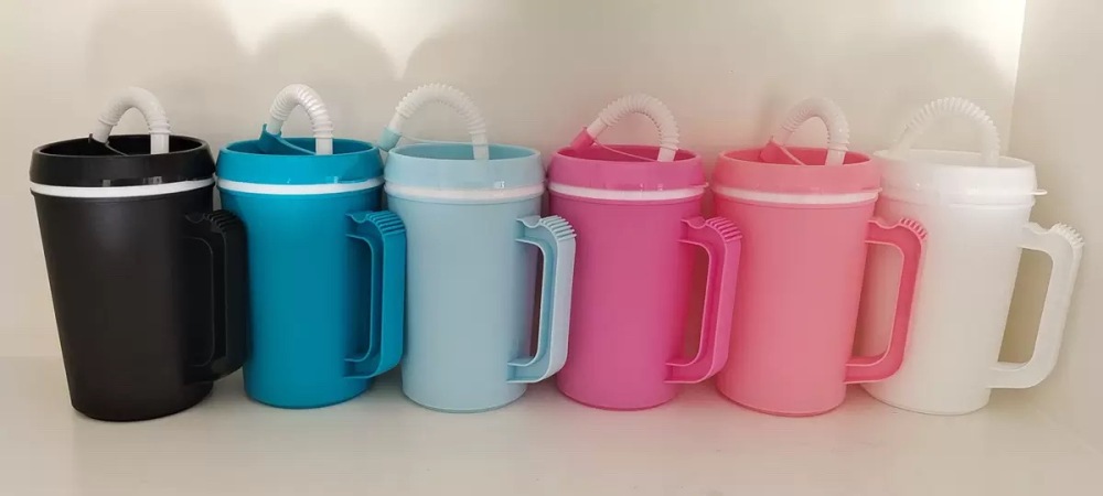 CHINESE WAREHOUSE Mixed Color Mega PP Tumbler Come With Straw Ready To Ship