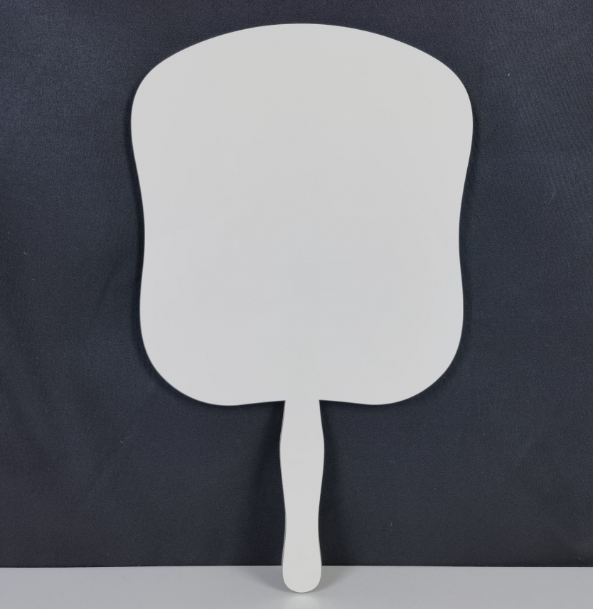 CHINESE WAREHOUSE Large Size 2024 Graduation Sublimation MDF Double-Sided Fan