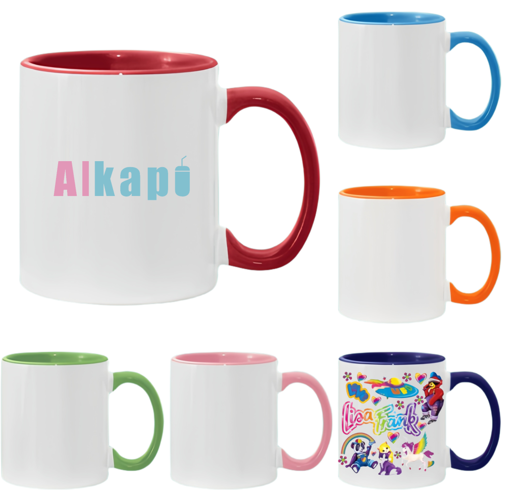 CHINESE WAREHOUSE11oz 15oz Sublimation Color Inside Ceramic Mug