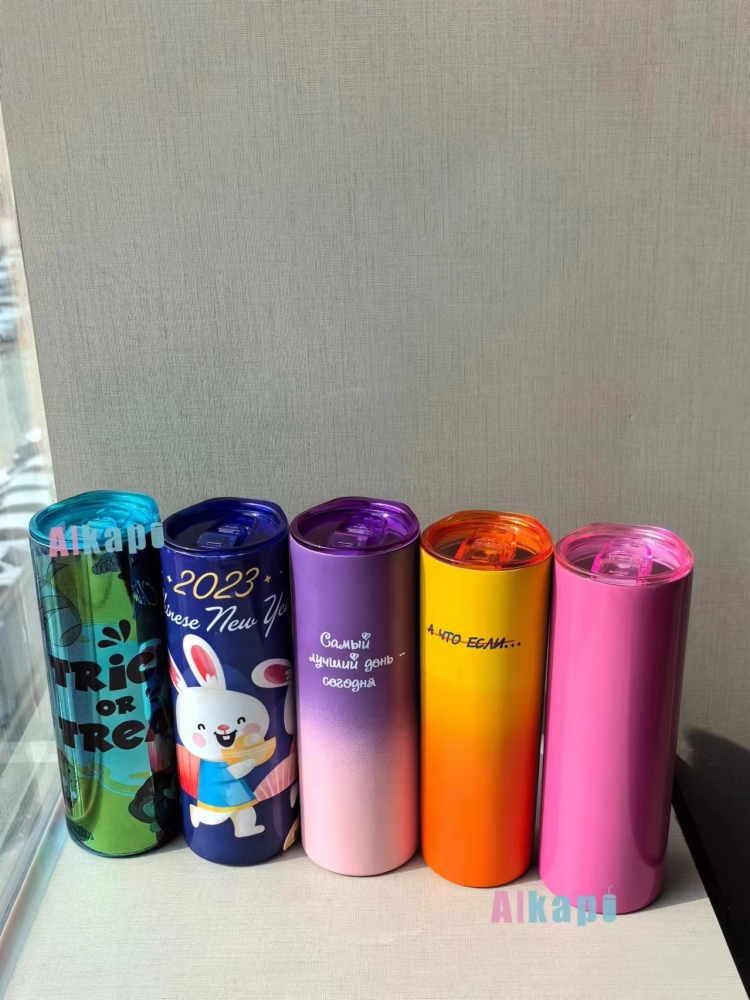 CHINESE WAREHOUSE Colorful Sealing Lids For 20oz 25oz Tumbler Mix Color