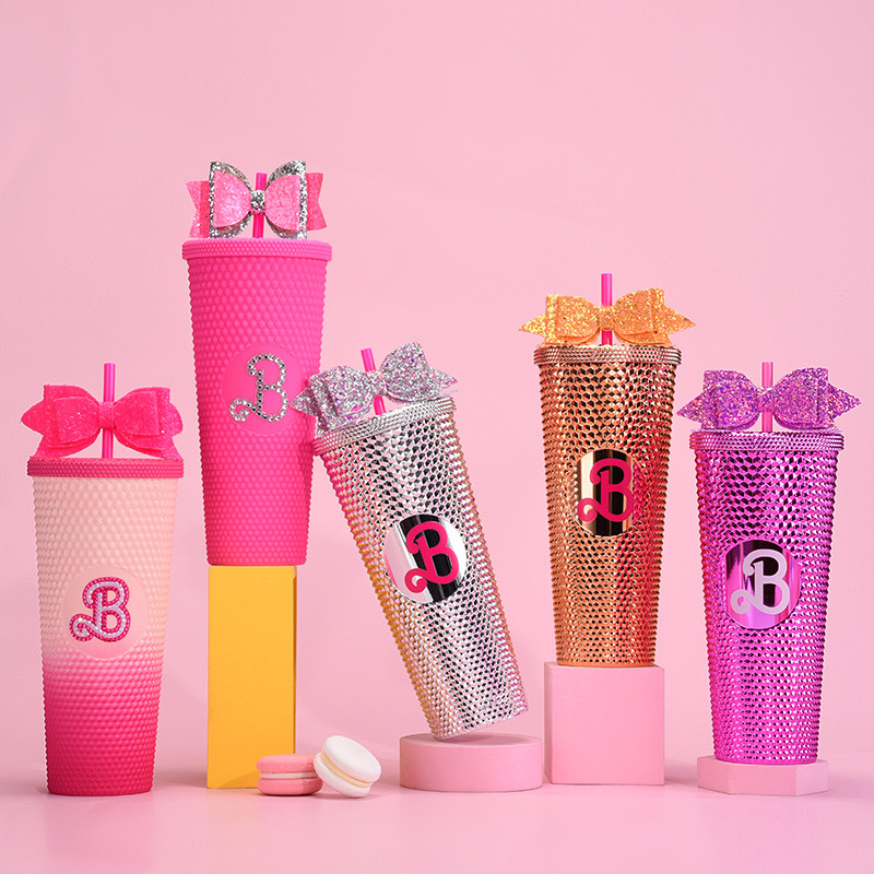 CHINESE WAREHOUSE Bow Decoration For Tumblers Durian Cup Decoration