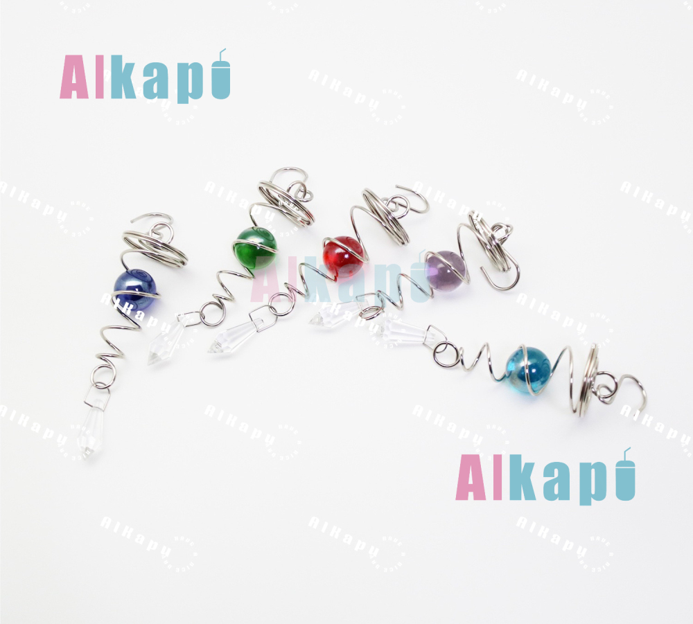 CHINESE WAREHOUSE 7 inch Stainless Steel Wind Chime Hanging Glass Ball Crystal Pendant Wind Tail