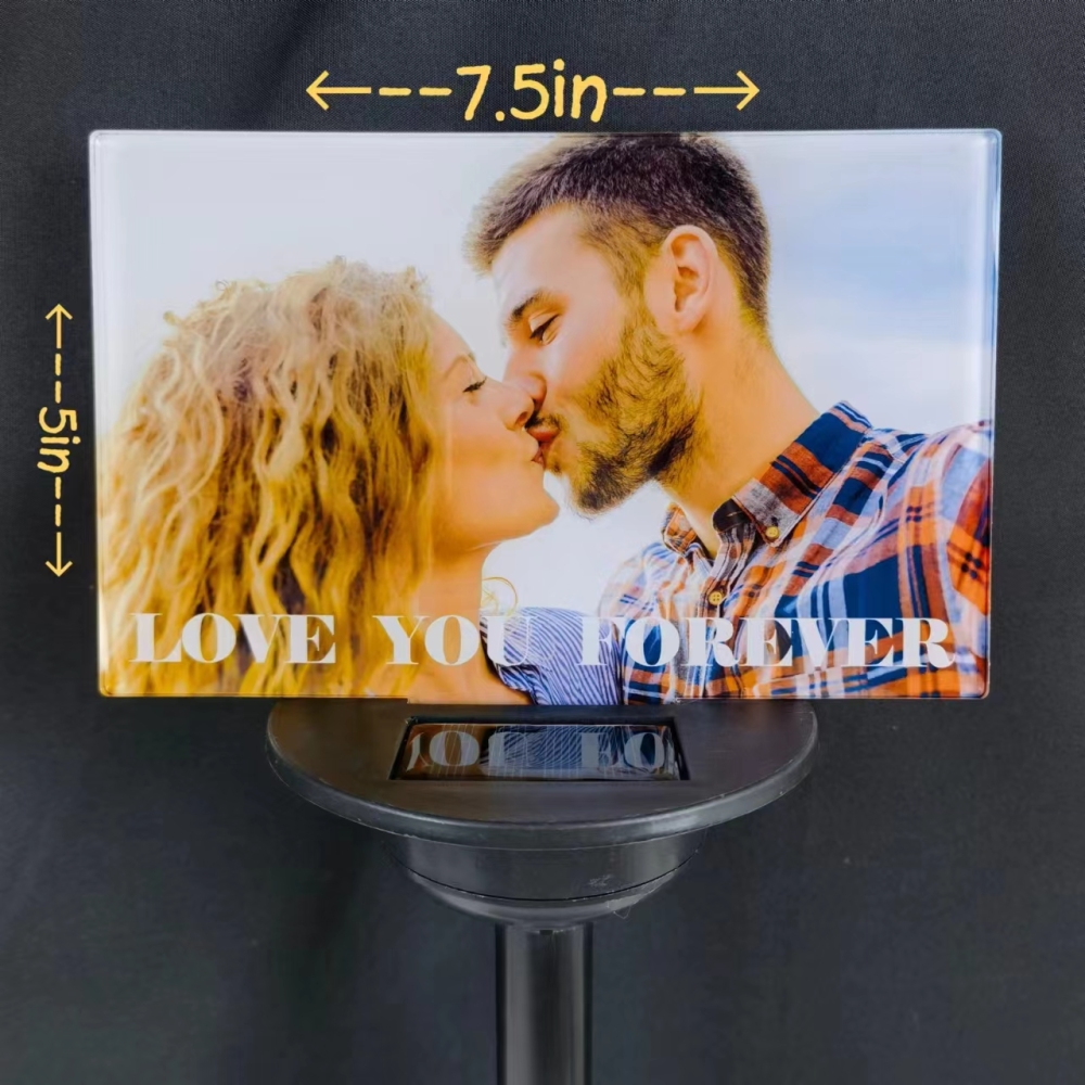 CHINESE WAREHOUSE Acrylic Solar Outdoor Light Memorial Gift