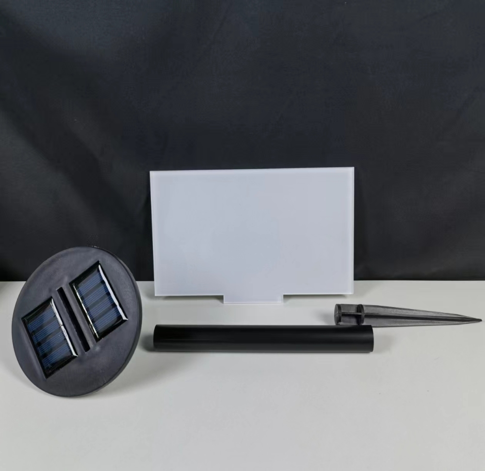 CHINESE WAREHOUSE Acrylic Solar Outdoor Light Memorial Gift