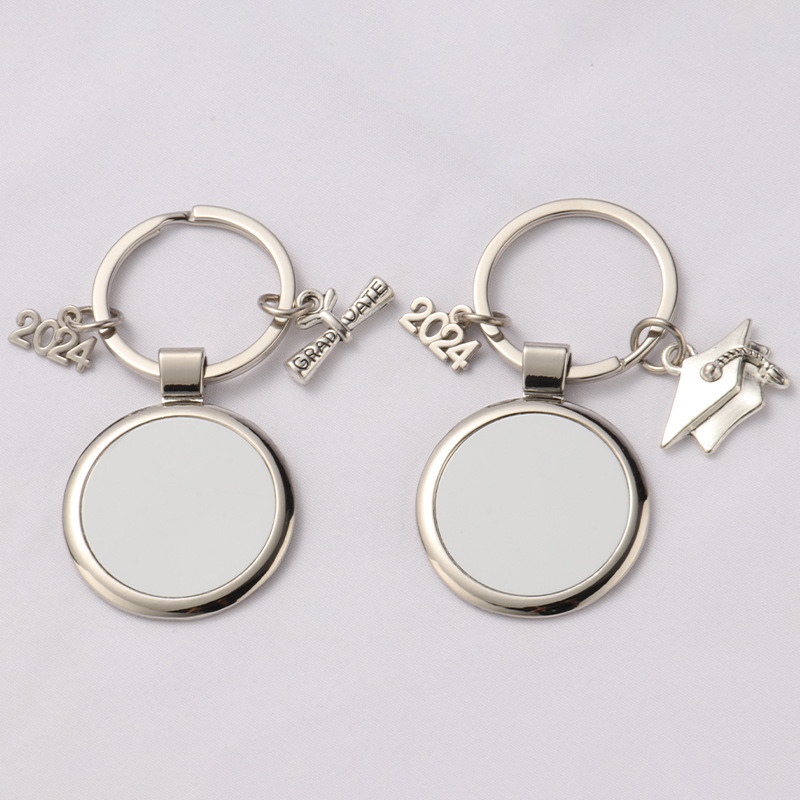 CHINESE WAREHOUSE Sublimation Graduation Keychain