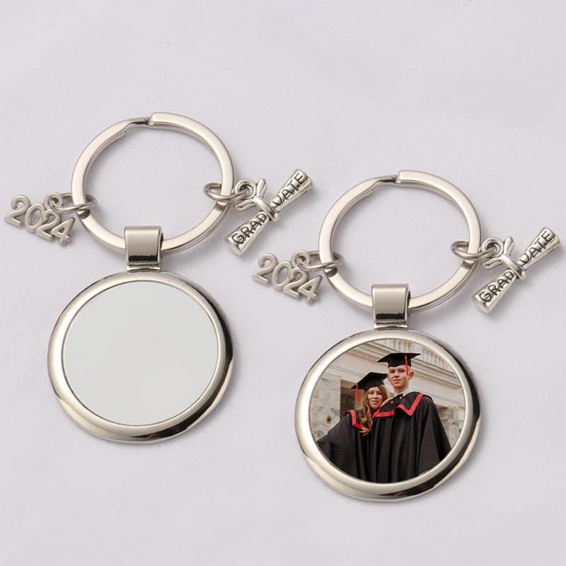 CHINESE WAREHOUSE Sublimation Graduation Keychain