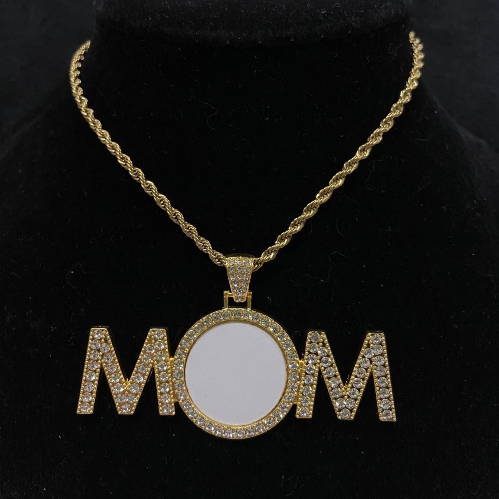 CHINESE WAREHOUSE Sublimation MOM Nacklace