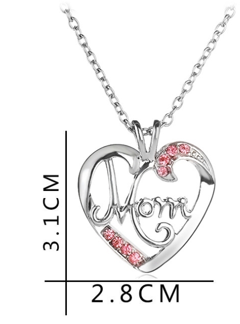 CHINESE WAREHOUSE Mother's Day Gift Alloy Necklace