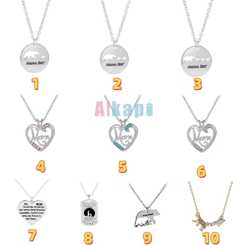 CHINESE WAREHOUSE Mother's Day Gift Alloy Necklace