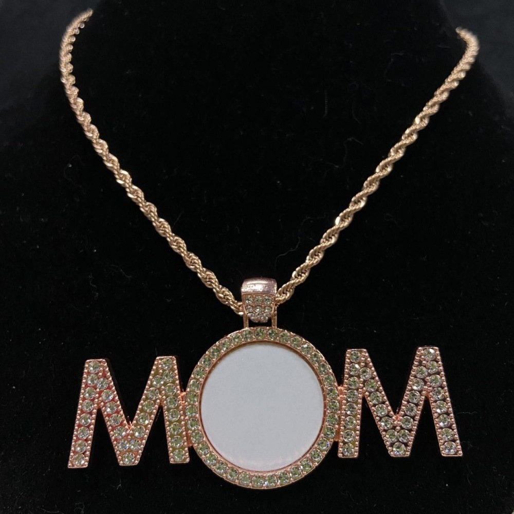 CHINESE WAREHOUSE Sublimation MOM Nacklace
