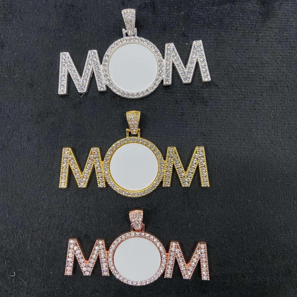 CHINESE WAREHOUSE Sublimation MOM Nacklace