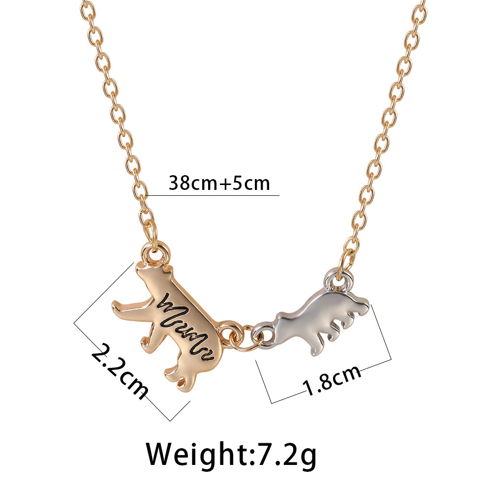 CHINESE WAREHOUSE Mother's Day Gift Alloy Necklace