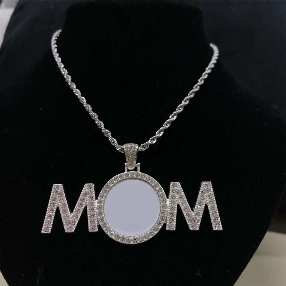 CHINESE WAREHOUSE Sublimation MOM Nacklace