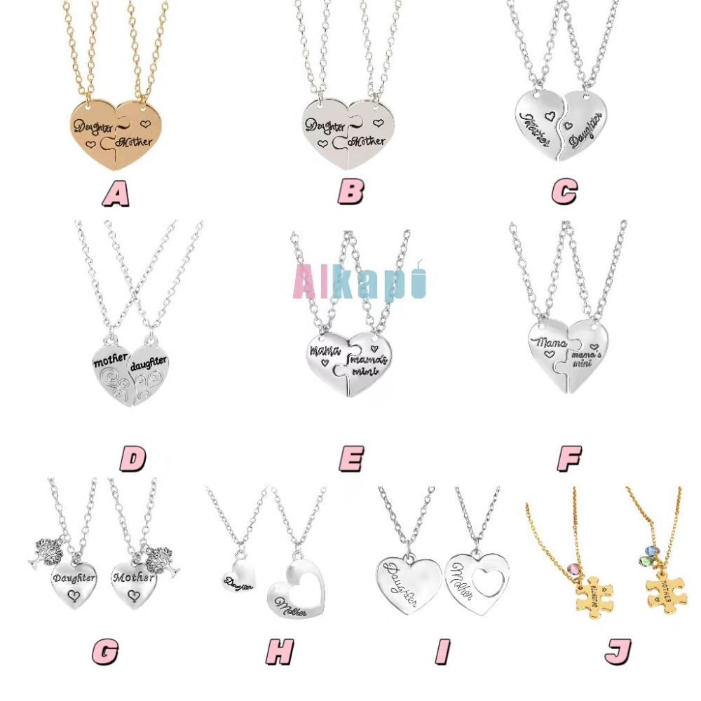 CHINESE WAREHOUSE Mother's Day Gift Zin Alloy Necklace Set