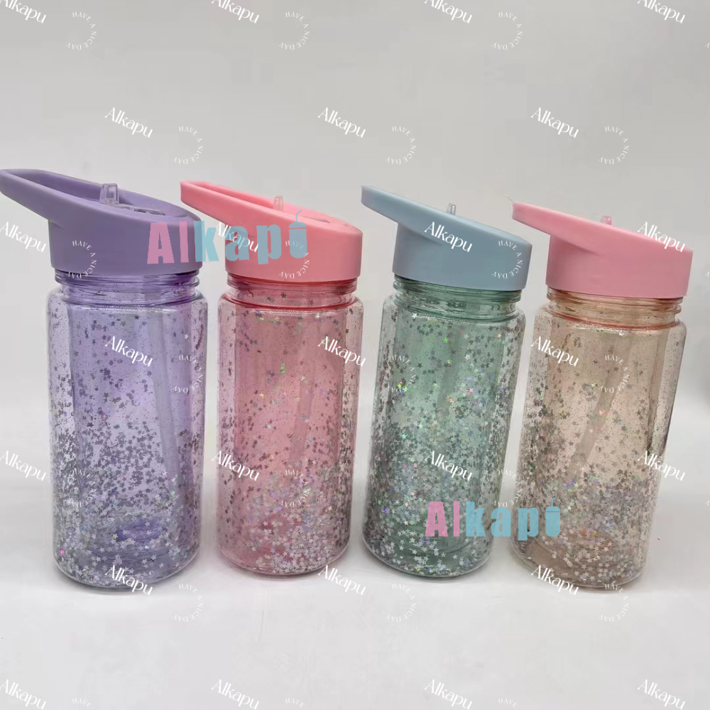 CHINESE WAREHOUSE New Arrival Double Wall Globe Plastic Kids Bottle Pre-order