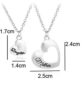 CHINESE WAREHOUSE Mother's Day Gift Zin Alloy Necklace Set