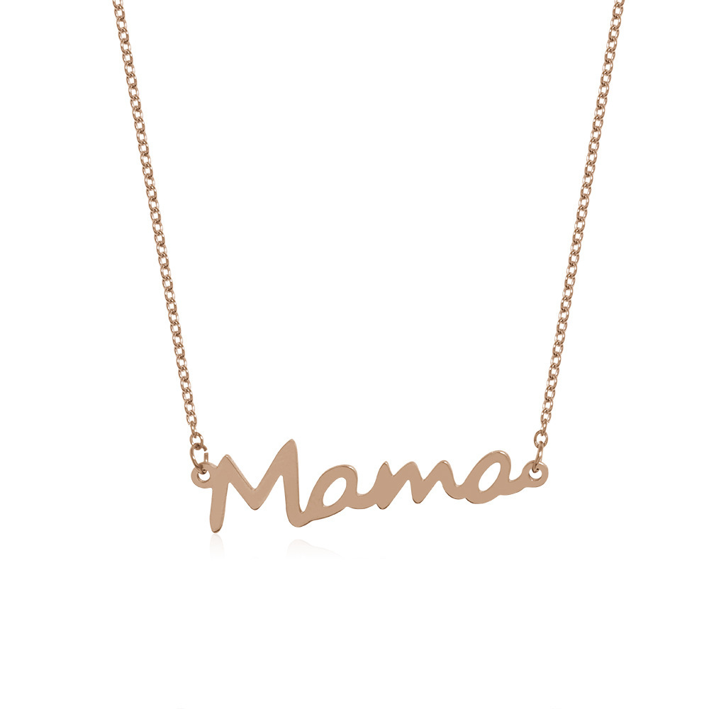 CHINESE WAREHOUSE Mother's Day Gift Alloy Necklace