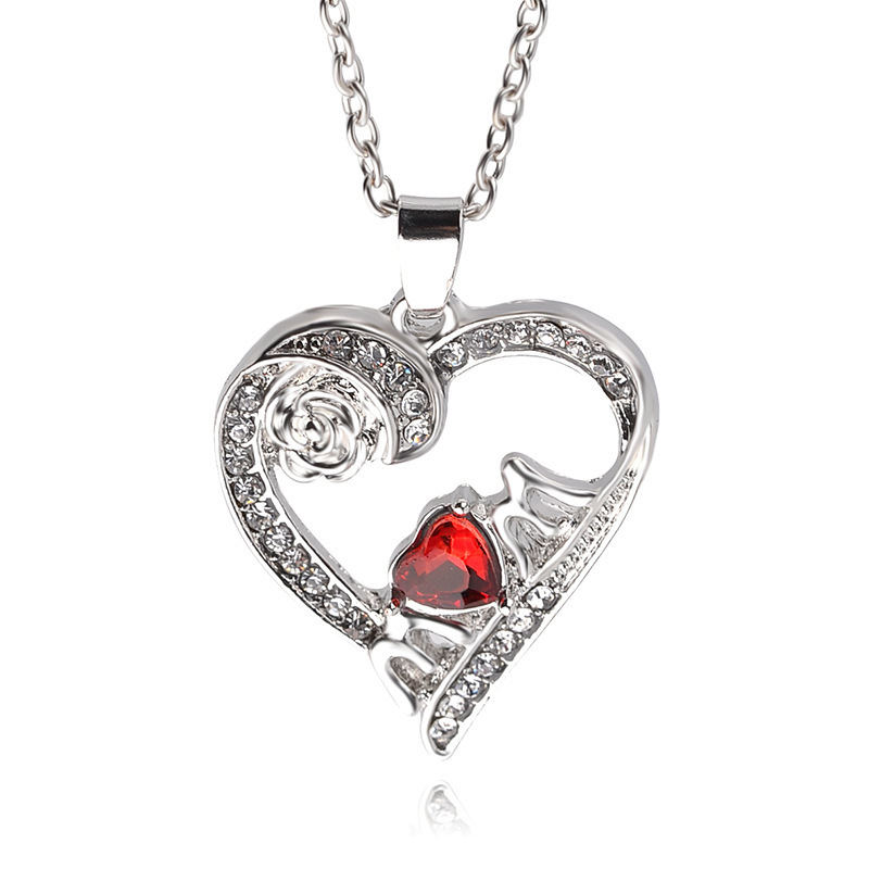 CHINESE WAREHOUSE Mother's Day Gift Alloy Necklace
