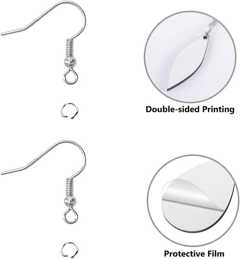 CHINESE WAREHOUSE Fast Shipping Sublimation Earrings