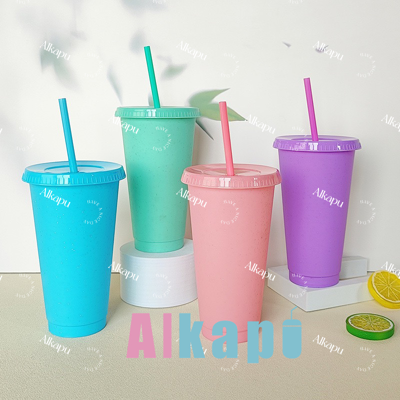 CHINESE WAREHOUSE New Style Jelly color drinks Plastic Cup Ready To Ship