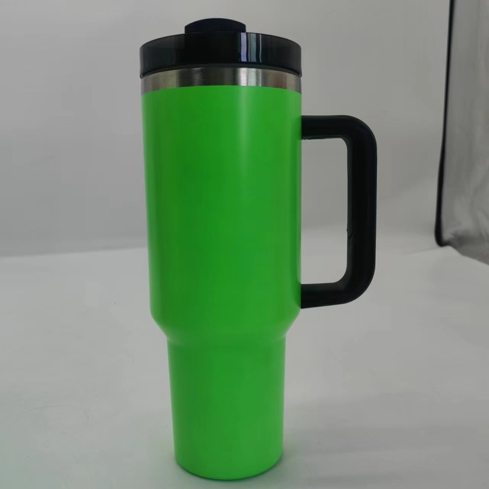 CHINESE WAREHOUSE 30oz 40oz Fluorescent Colors Hot sale Sublimation Travel Tumbler With Colorful Lid