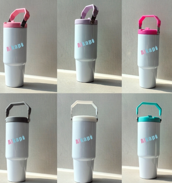 CHINESE WAREHOUSE 30oz High Quqality  Mix Color Lids Hot sale Sublimation Travel Tumbler