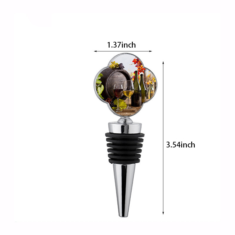 CHINESE WAREHOUSE Sublimation Wine Topper