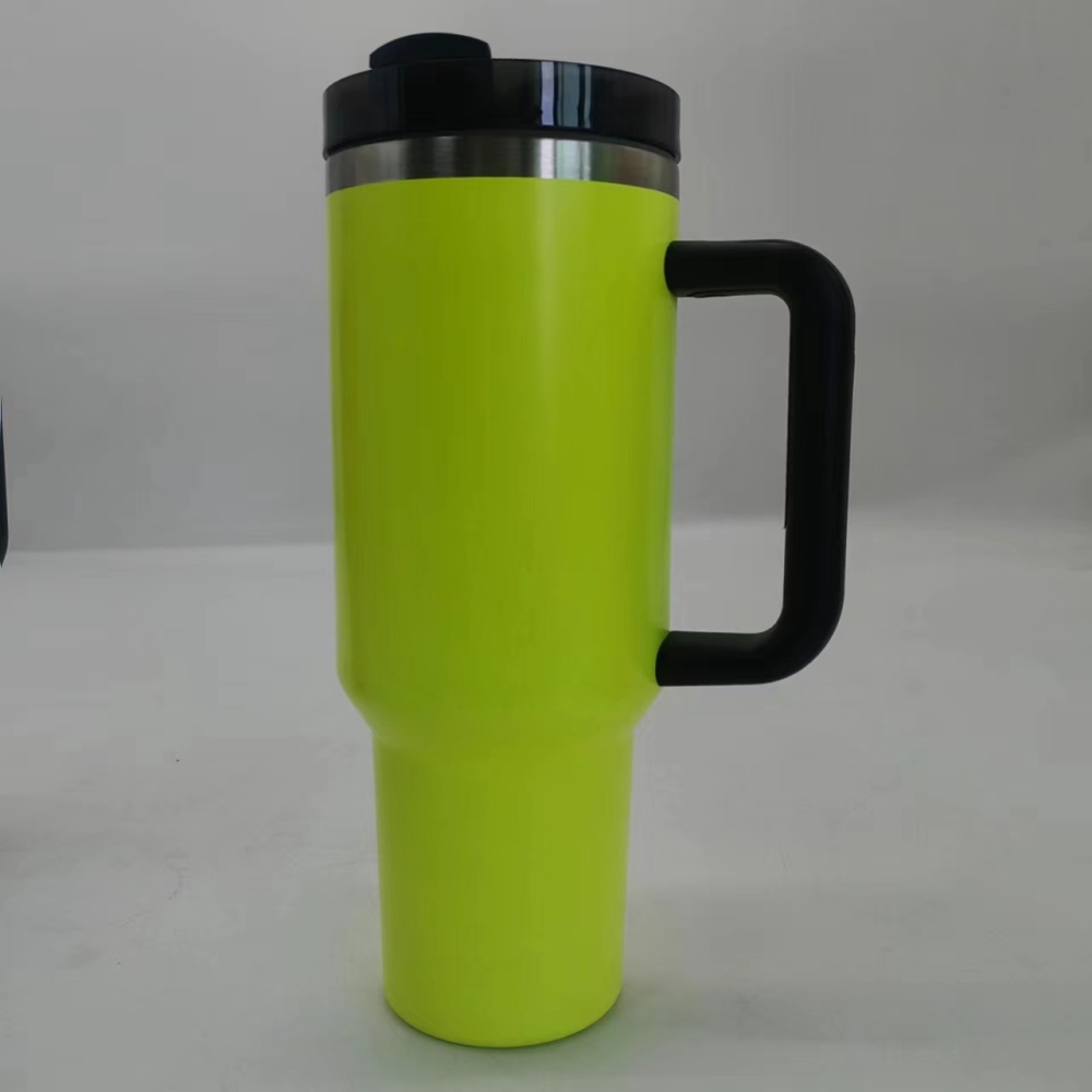 CHINESE WAREHOUSE 30oz 40oz Fluorescent Colors Hot sale Sublimation Travel Tumbler With Colorful Lid