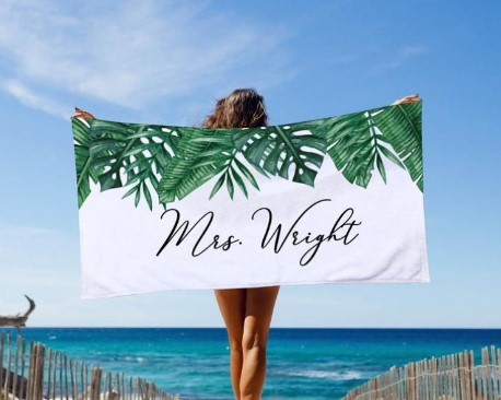 CHINESE WAREHOUSE High Quality Sublimation Blank Polyester Beach Towel