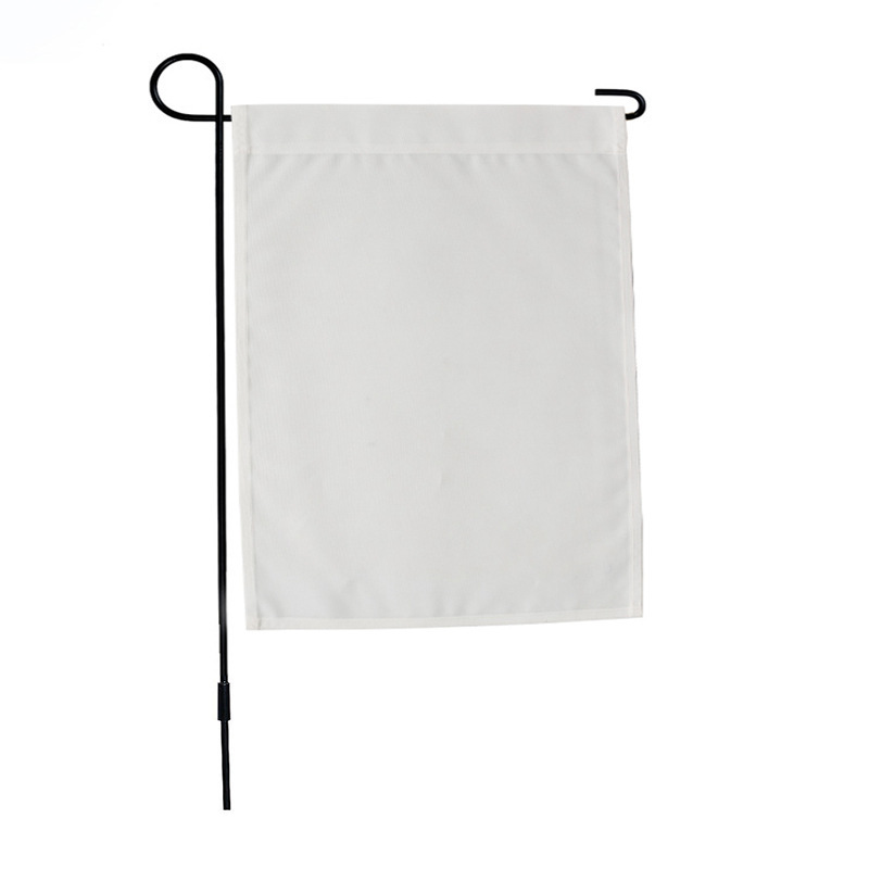 CHINESE WAREHOUSE Sublimation White Blank Garden Flag