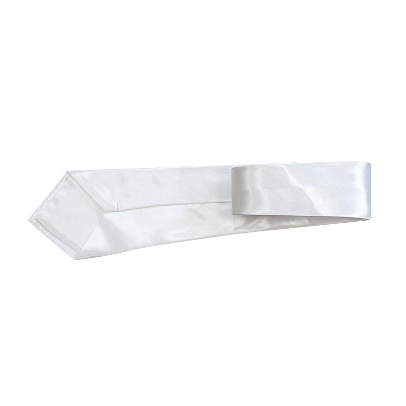 CHINESE WAREHOUSE Sublimation White Blank Polyester Tie