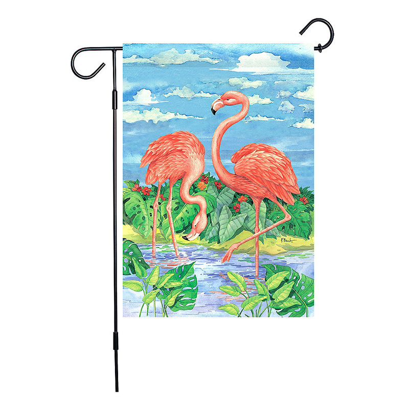 CHINESE WAREHOUSE Sublimation White Blank Garden Flag
