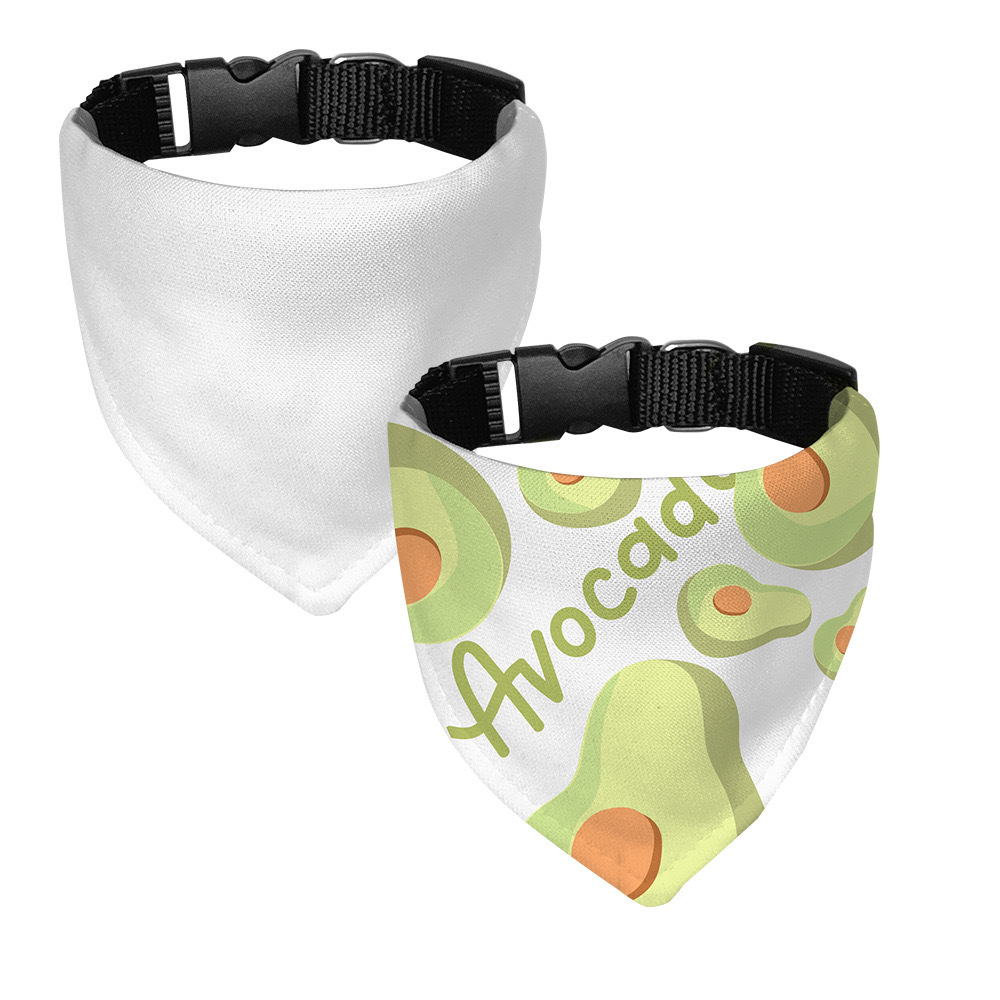 CHINESE WAREHOUSE Sublimation Pet Drool Scarf