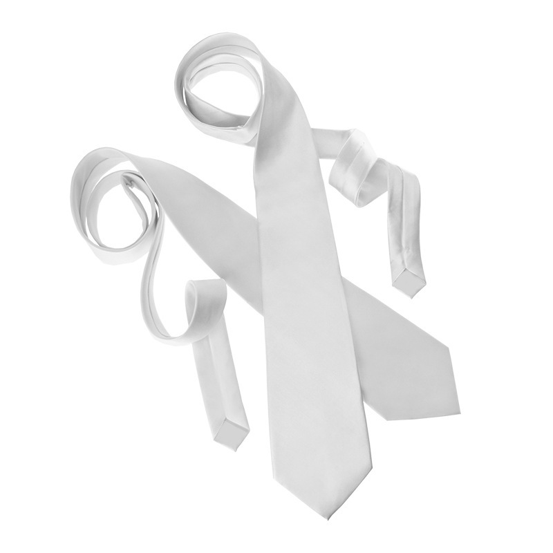 CHINESE WAREHOUSE Sublimation White Blank Polyester Tie