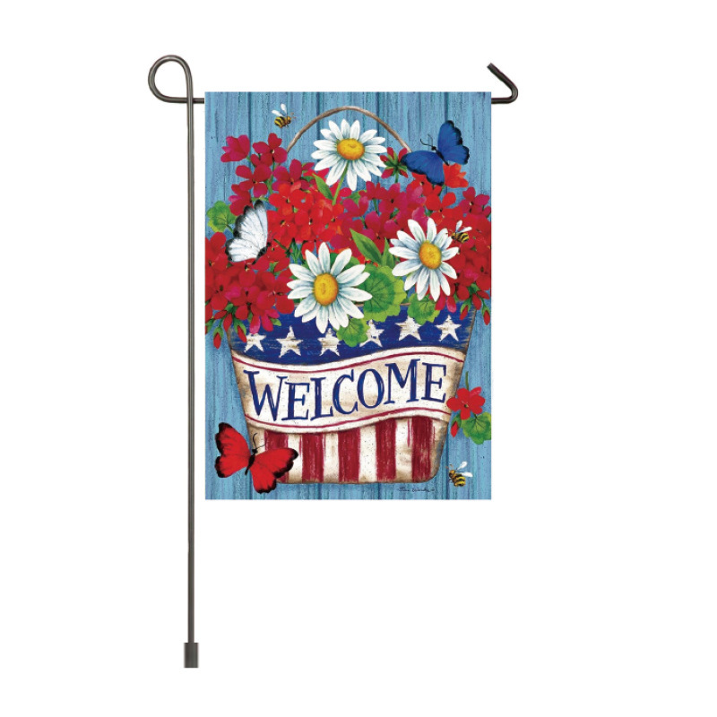 CHINESE WAREHOUSE Sublimation White Blank Garden Flag