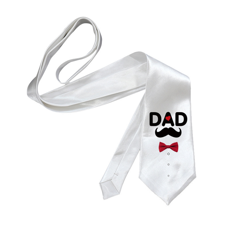 CHINESE WAREHOUSE Sublimation White Blank Polyester Tie