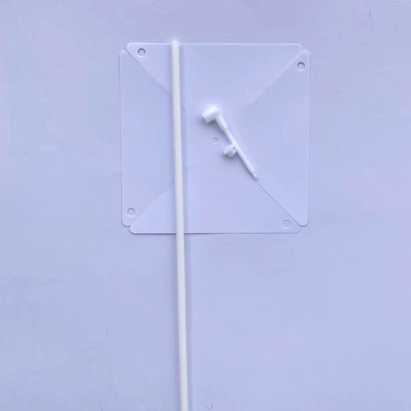 CHINESE WAREHOUSE Sublimation White Blank Windmill Power-Coated Paper