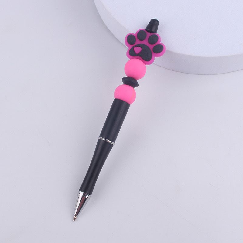 CHINESE WAREHOUSE Hot Sale Cat Claw Beaded Pen