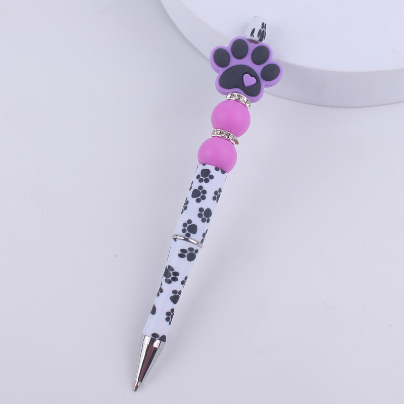CHINESE WAREHOUSE Hot Sale Cat Claw Beaded Pen