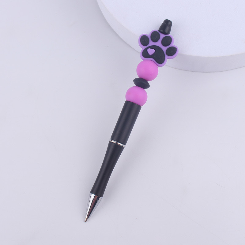 CHINESE WAREHOUSE Hot Sale Cat Claw Beaded Pen