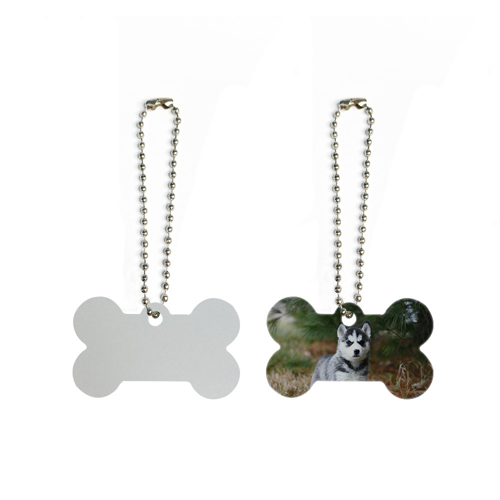 CHINESE WAREHOUSE Sublimation Double Aluminum Side Pendant